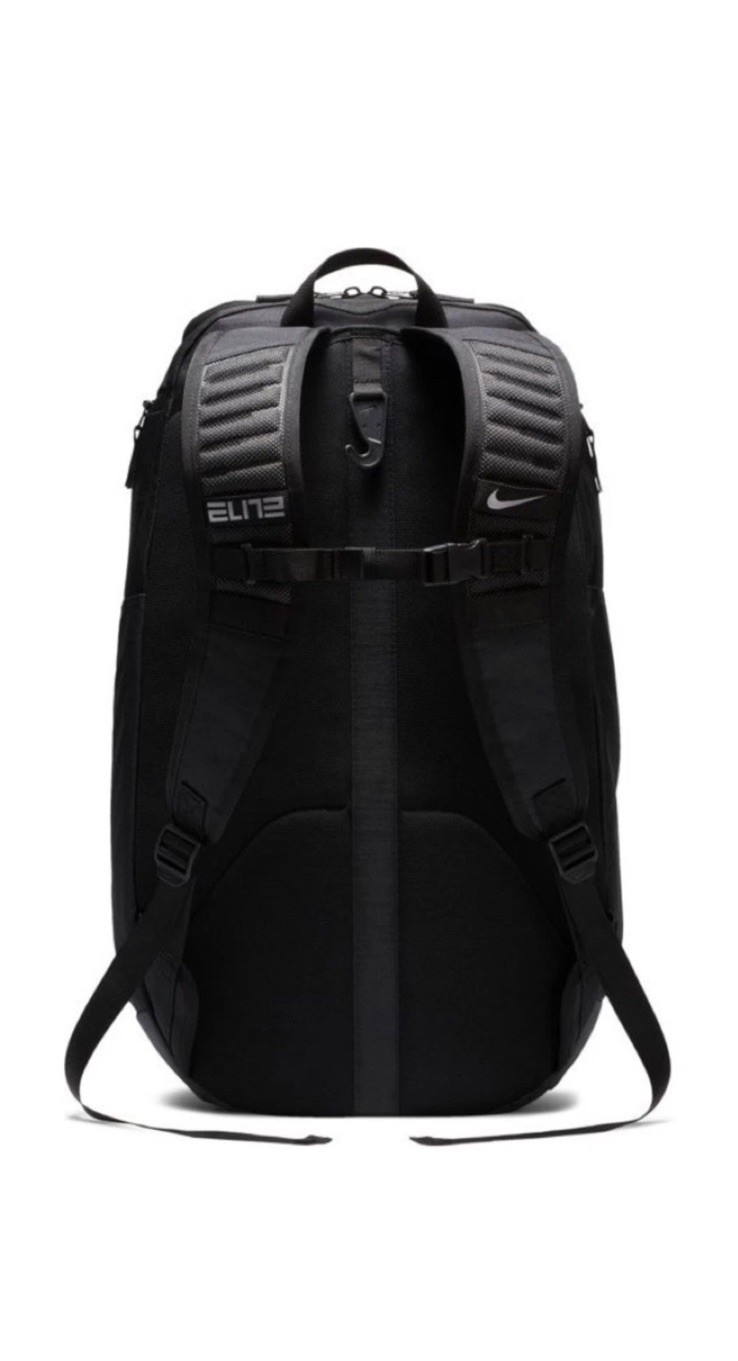 Nike Hoops Elite Backpack Black Silver BA5554-011 School Basketball Laptop