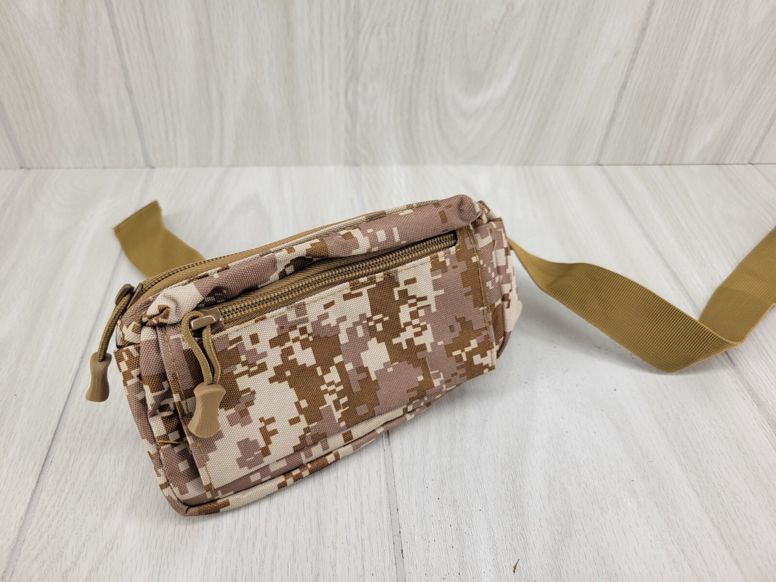 Digital Camo Fanny Pack Waist Bag Desert Camo