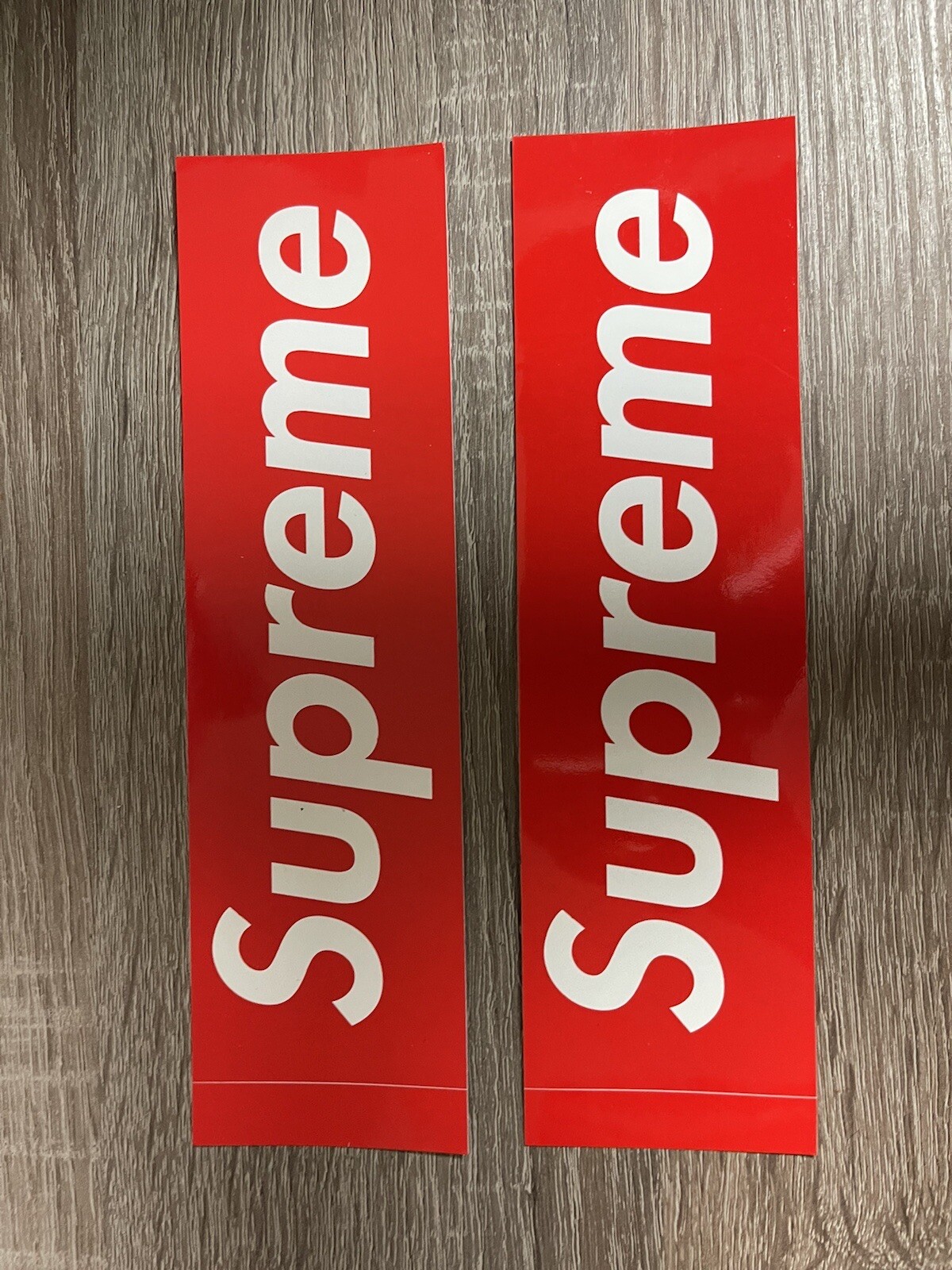 Supreme Polypropylene Tote/Shopping Bag & 2 Skateboard/Bumper Sticker Lot of 3