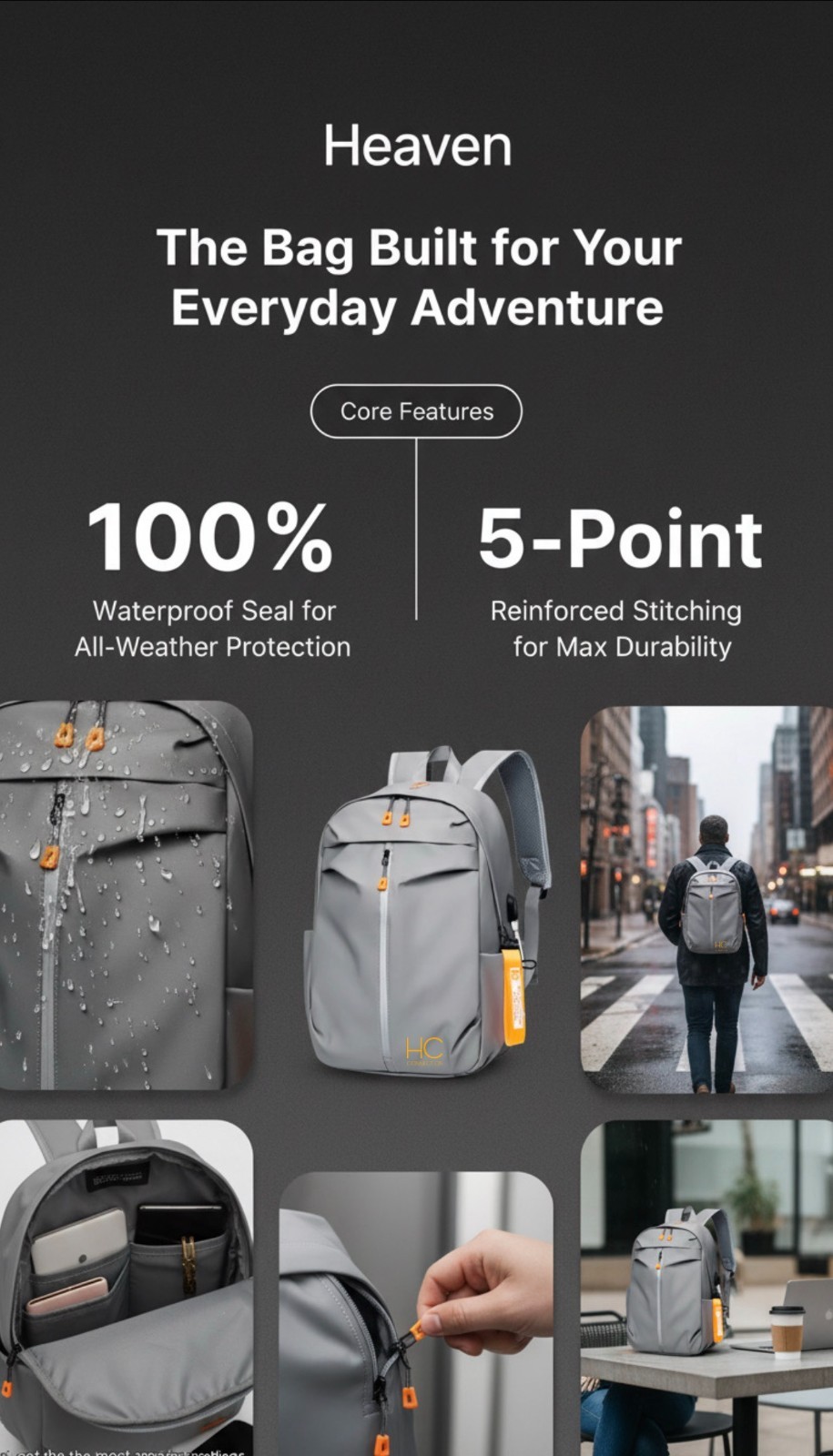 backpack men travel