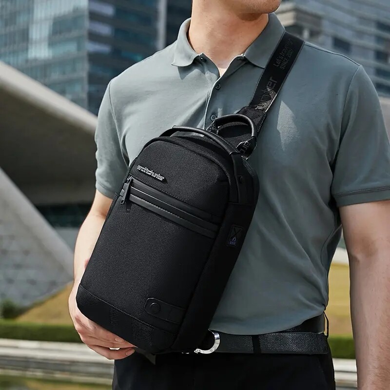ARCTIC HUNTER Waterproof Men Shoulder Travel Bag Outdoor Crossbody Hiking Casual