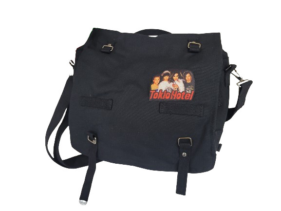 Bag German Messenger/Shoulder Black Tokio Hotel Music Years 2000 Bill Tom K