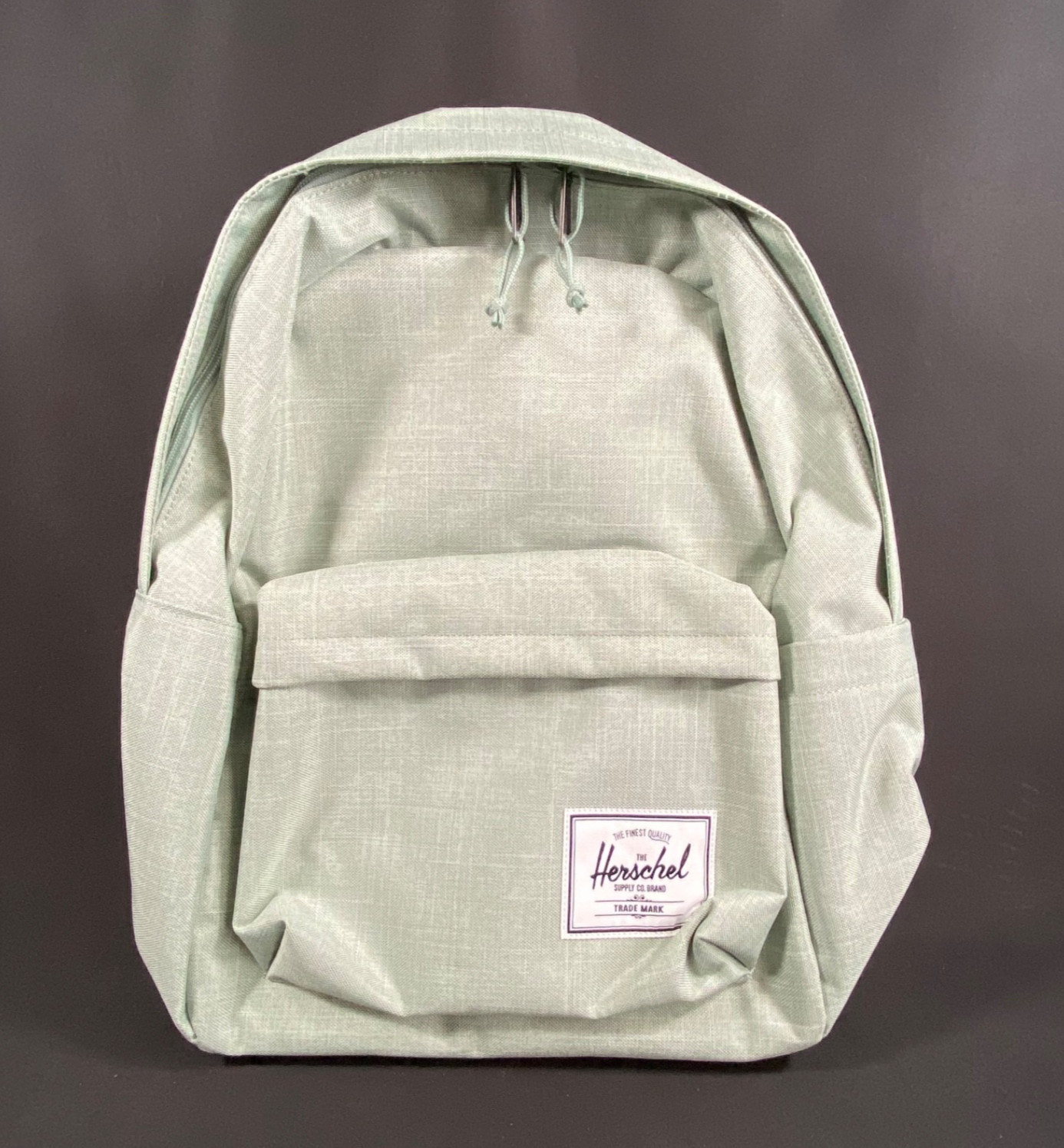 Herschel Classic Backpack With Side Pocket Iceberg Green 17″Hx12.5″Lx6.5″D