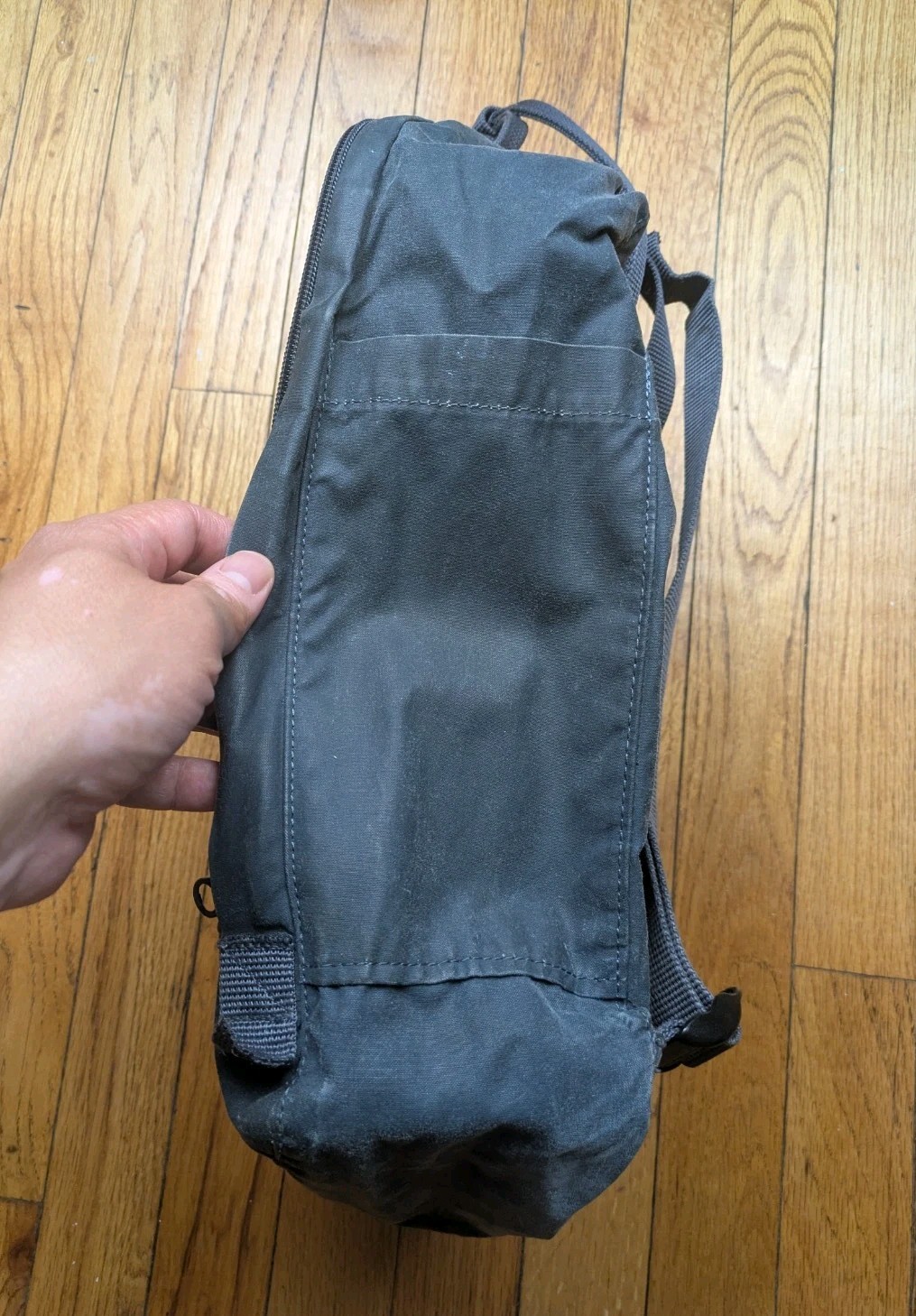 Fjallraven Kanken Backpack Gray Vinylon Everyday Hiking Traveling