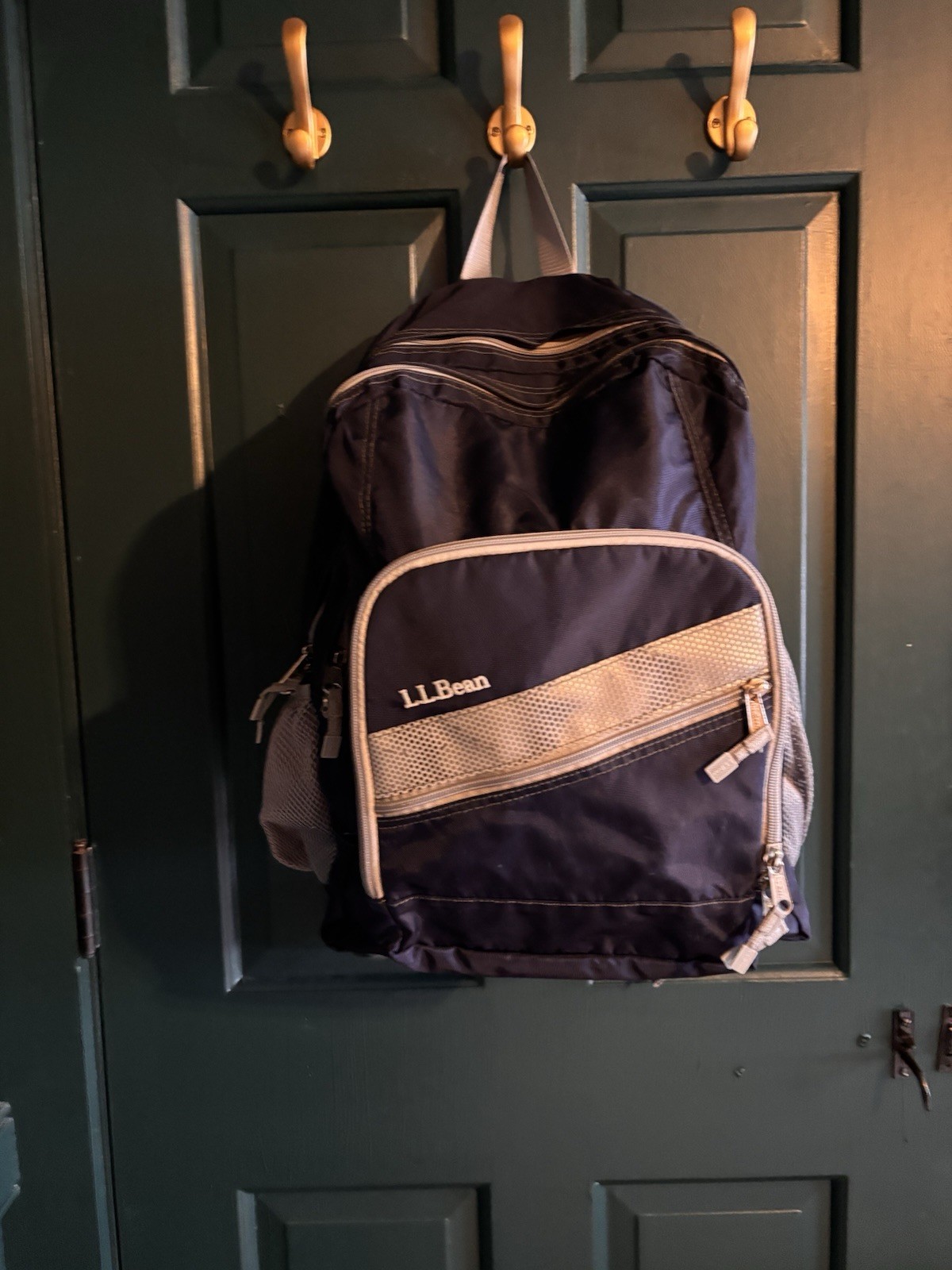 LL Bean Navy XL Reflective Backpack