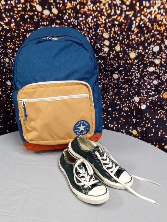 Converse Colorblock Go 2 Backpack with Tennis Shoes