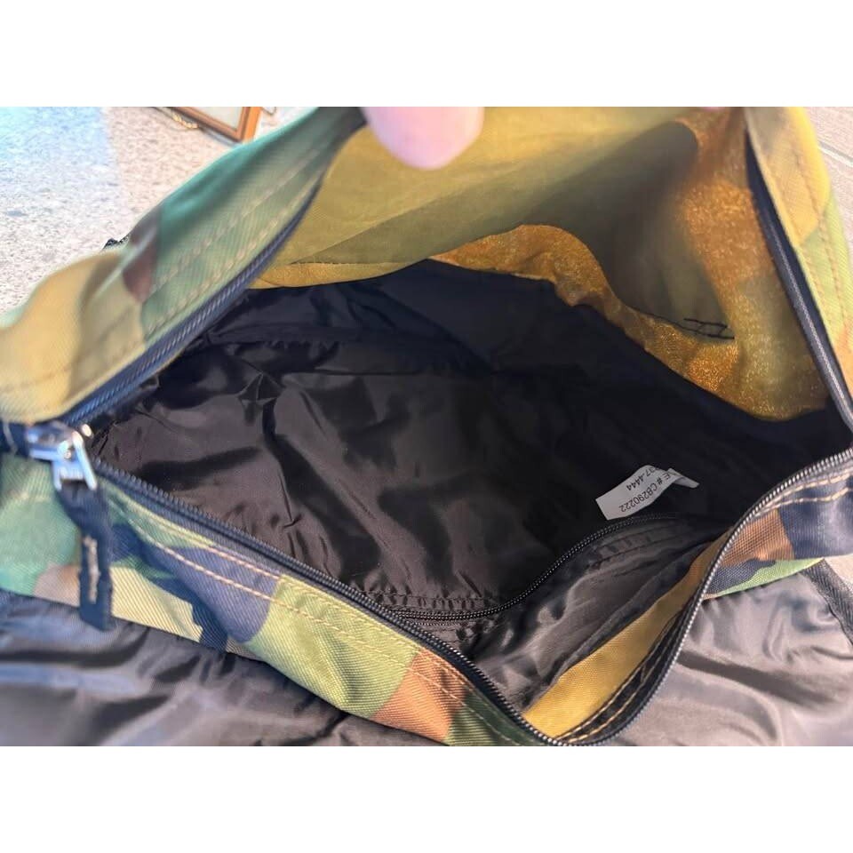 Green/Yellow//Brown Cabela’s Medium Camo Messenger Bag-Great Condition!