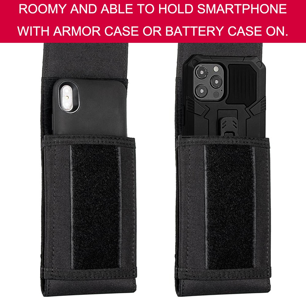 Tactical Waist MOLLE Bag Hook Loop Belt Pouch Holster Case and Blet for Phones