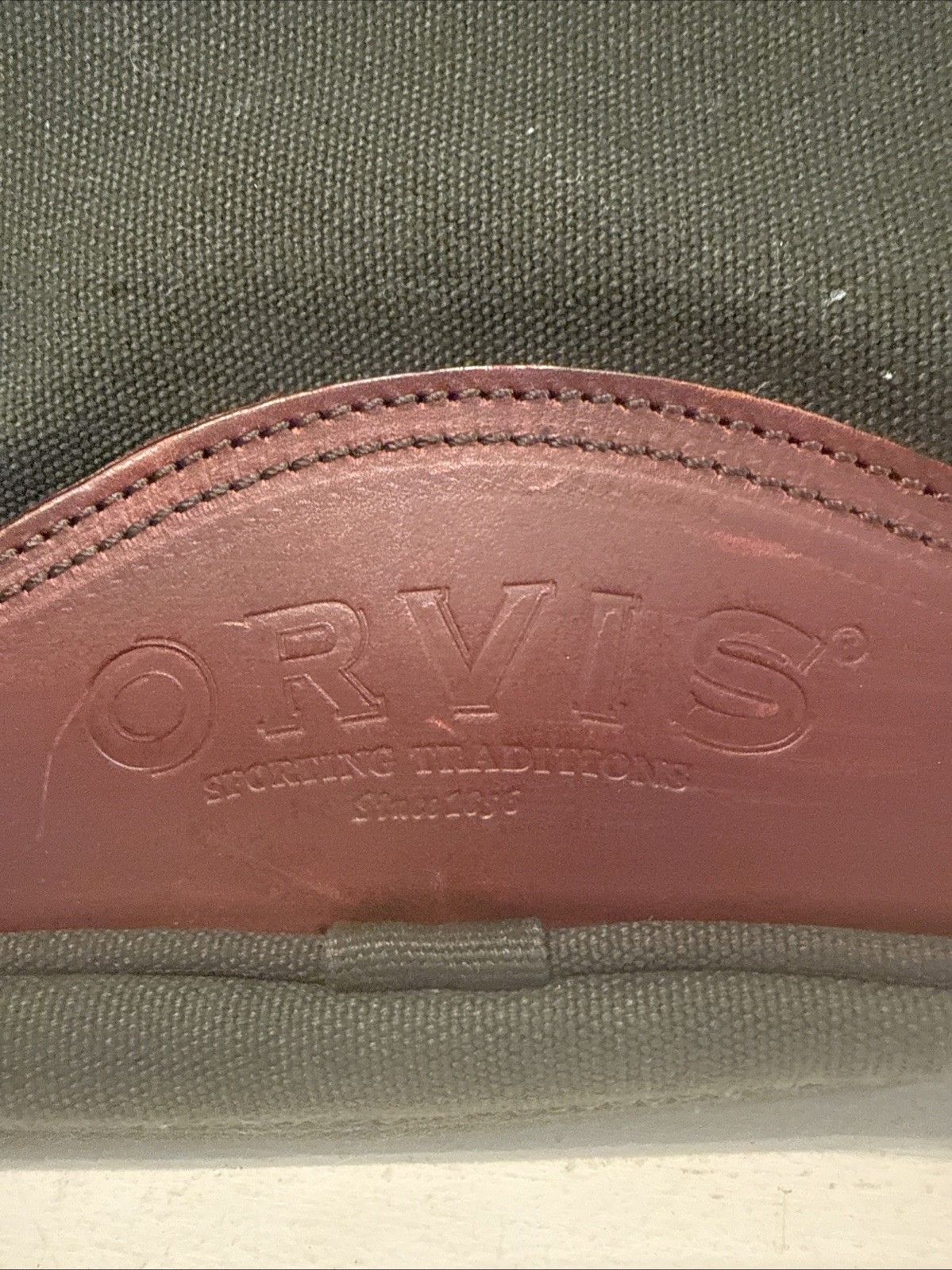 Orvis Battenkill Canvas/ Leather Travel /Toiletry Bag