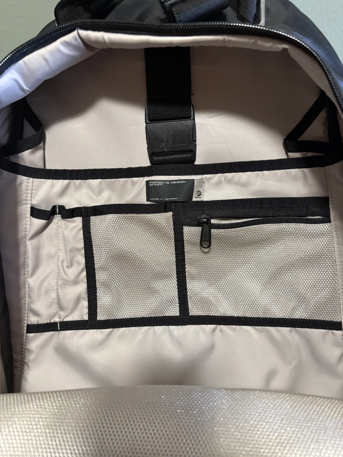 Rare Porsche Design P’5000 Backpack Bag by Adidas Laptop Travel Commuter School