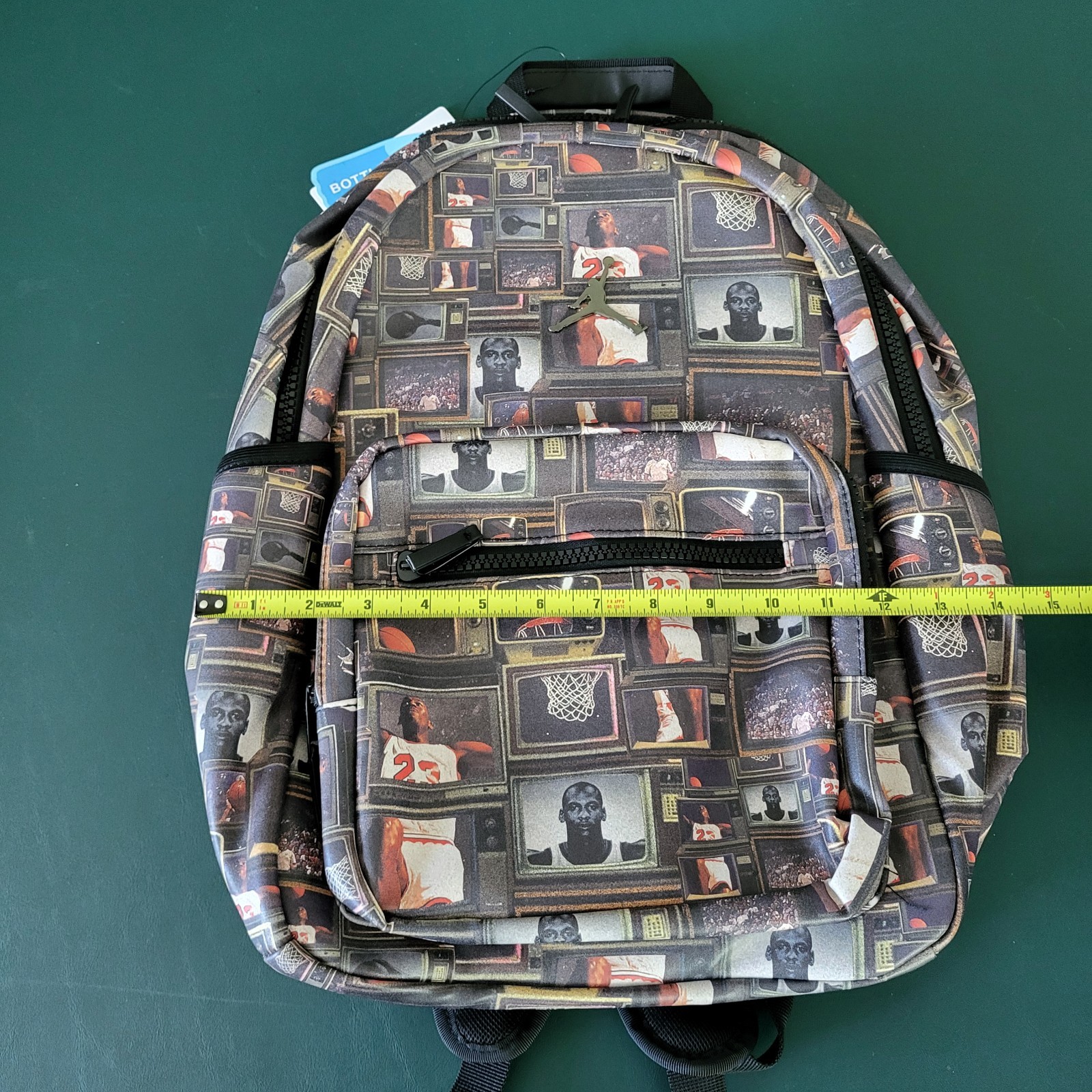 Jordan Borough Jumpman School Backpack Unisex MA90002 K90 Black Multi Color