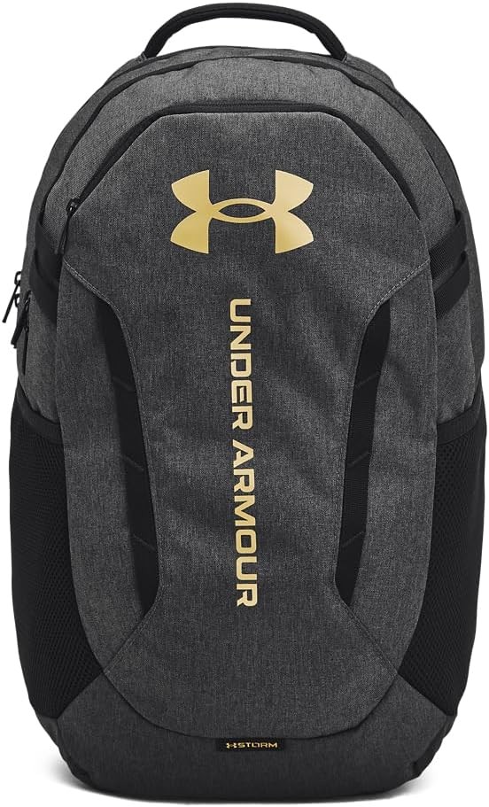 Unisex-Adult Hustle 6.0 Backpack, (002) Black/Black/White, One Size Fits Most