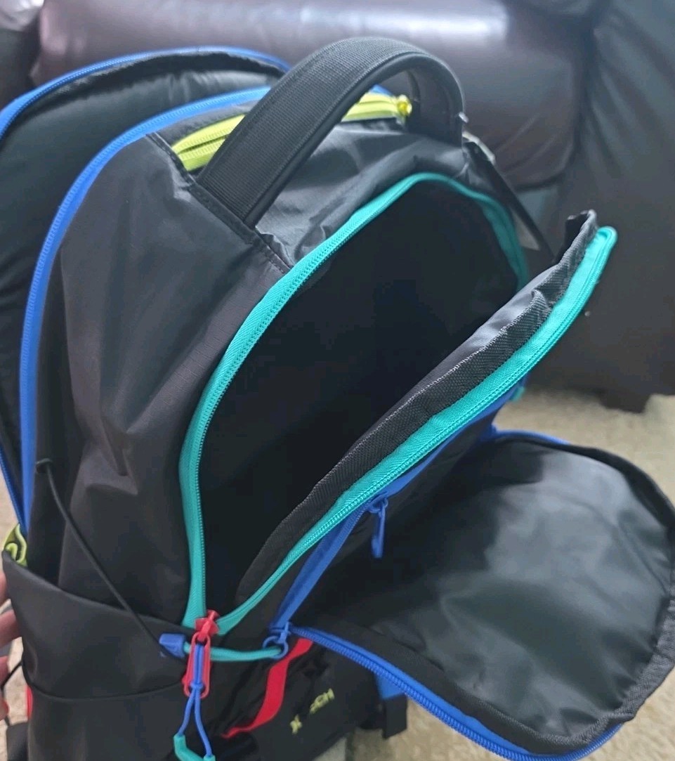 Hurley 15″ Terrain Backpack Black Multi MA7436-K90 New