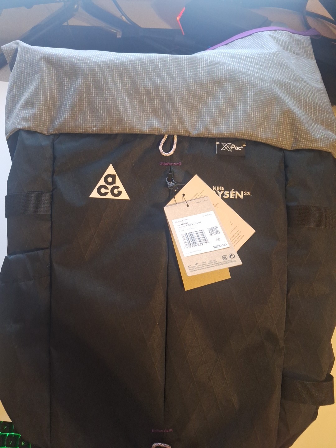 Nike ACG Aysen Hiking Trail 32L Backpack Bag Black DV4054-010 NEW $200 MSRP