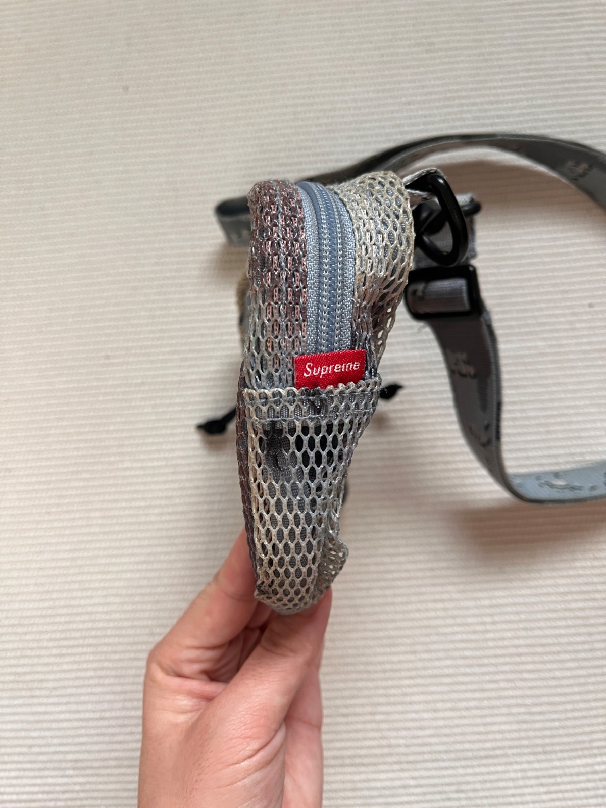 Supreme Small Shoulder Bag (SS20) in Blue Chocolate Chip Camo
