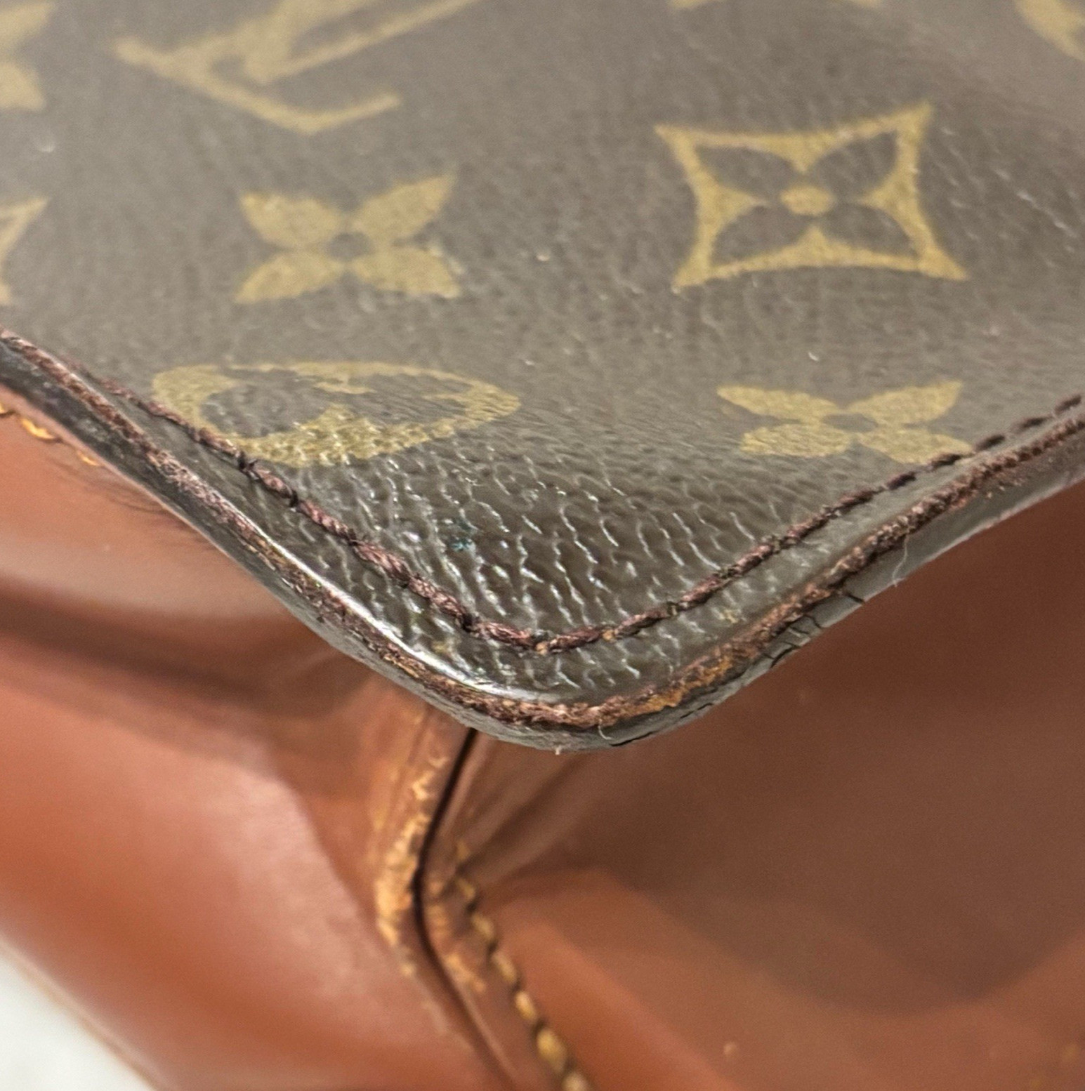 Louis Vuitton Briefcase Monogram Business Bag Crossbody Authentic