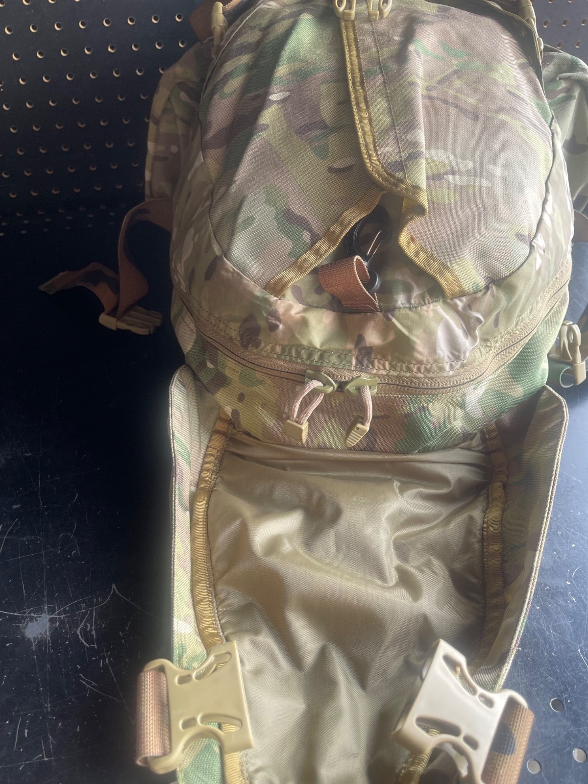 Large KITCHEN SINK type BACKPACK Tan Multicam Military Camo Tactical Gear Bag