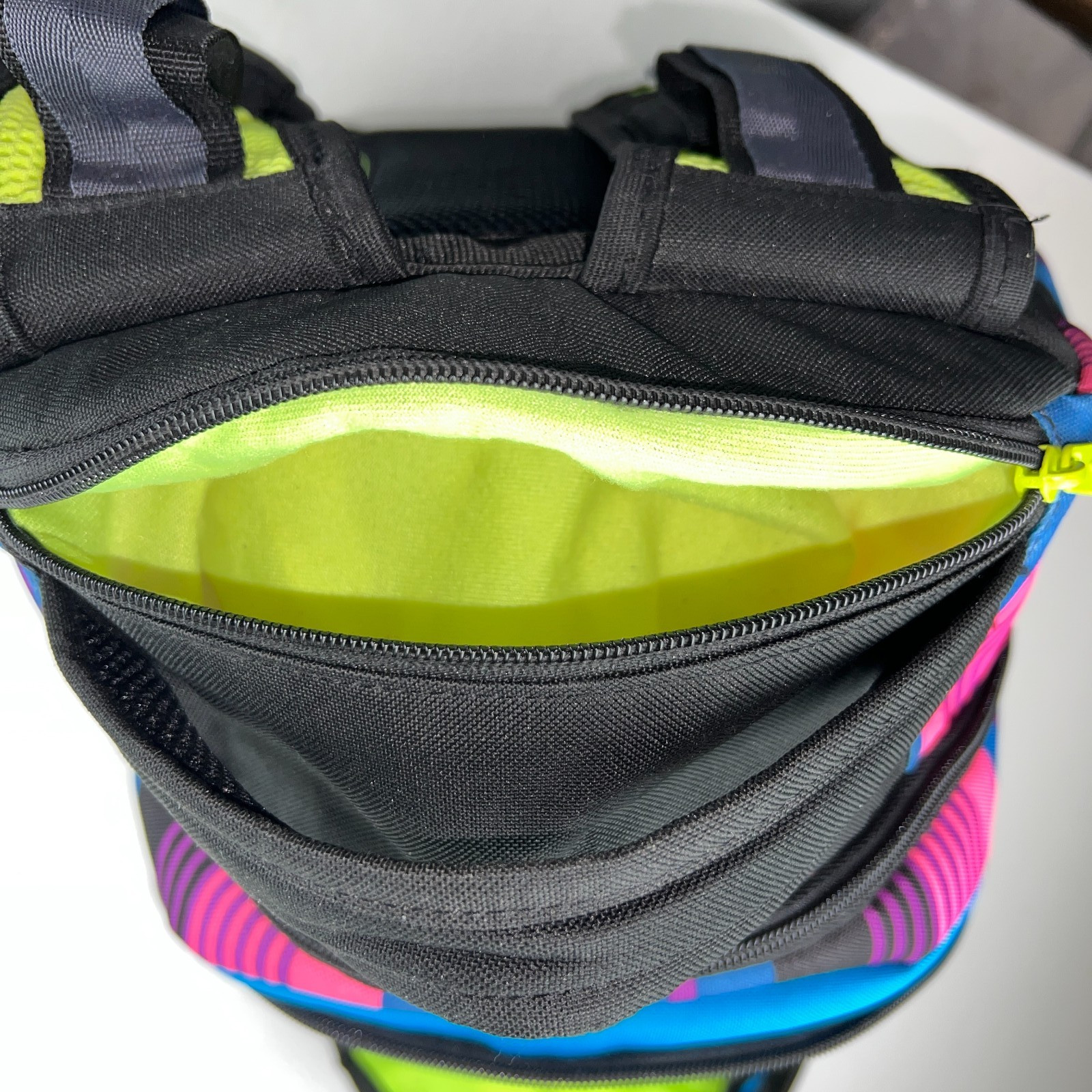Adidas Backpack Multi Color Durable 100% Polyester Bookbag Sports Travel Pack