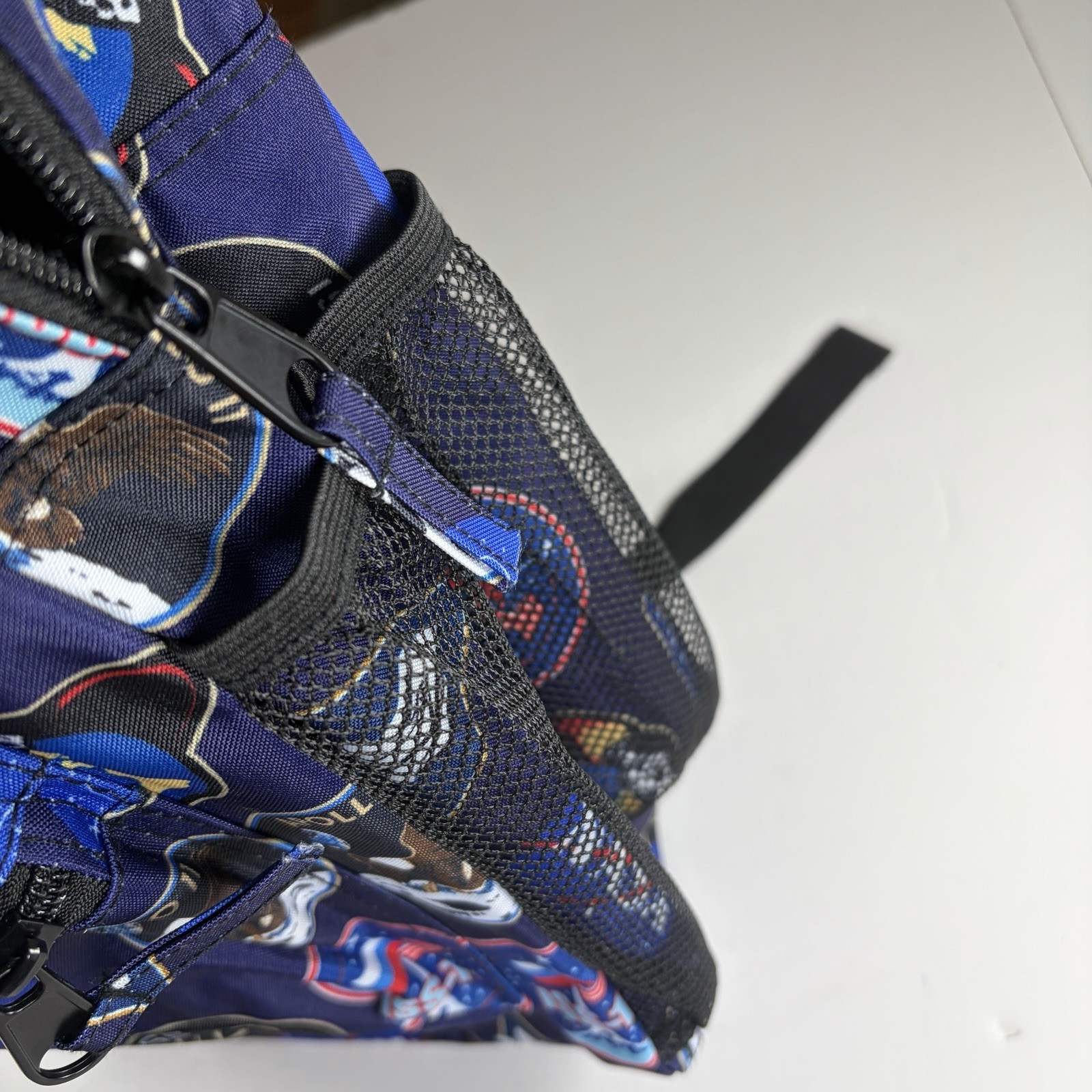 NASA Graphic Backpack Navy Blue All Over Print Space Mission Bookbag