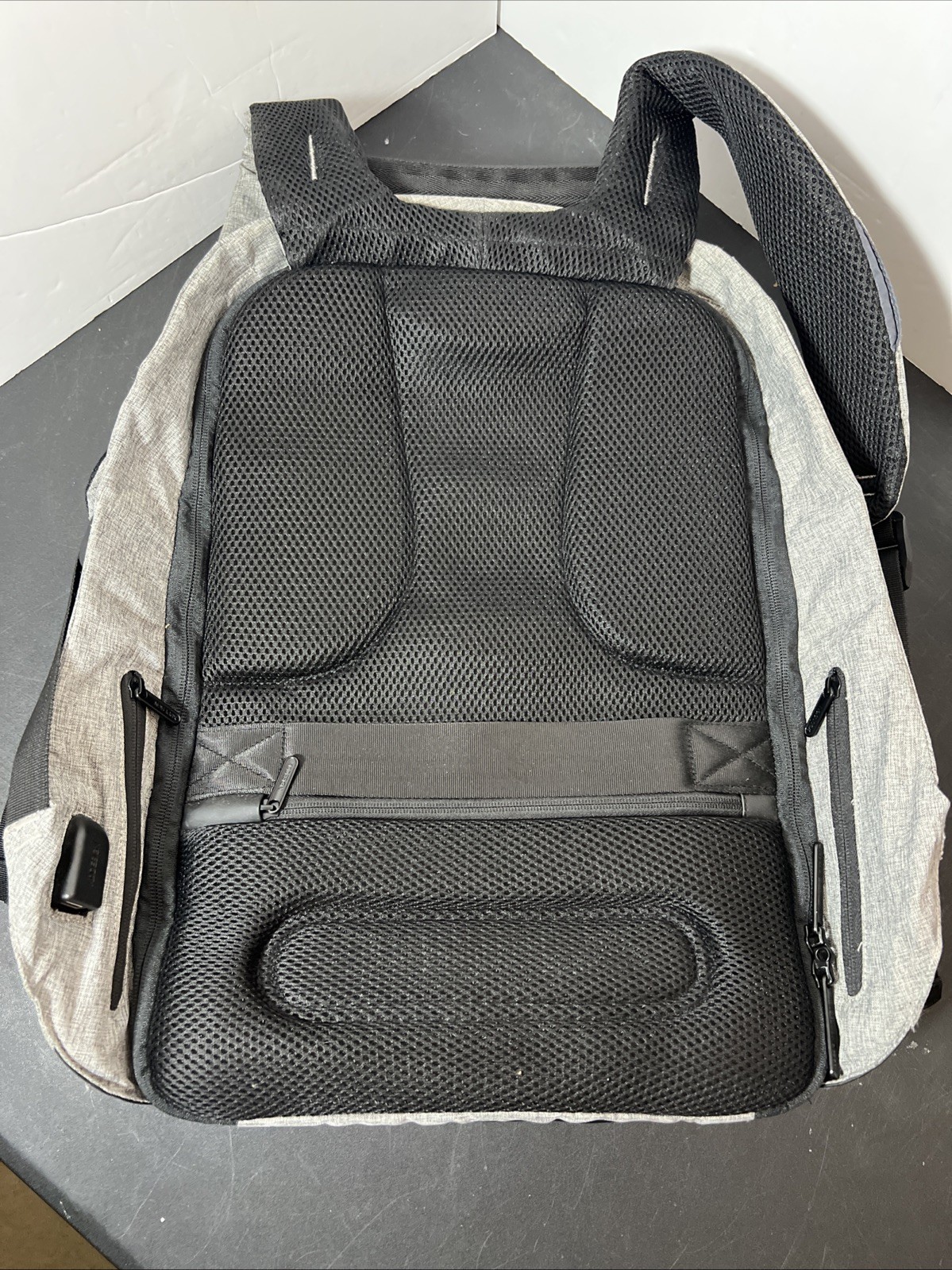 XD Design Backpack Laptop Bobby Compact Anti-Theft USB Gray Black Unisex Bag