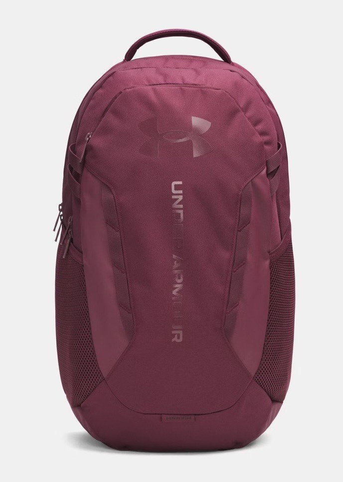 Under Armour UA Hustle 6.0 Water Resistant Backpack Dark Maroon 1384672 601