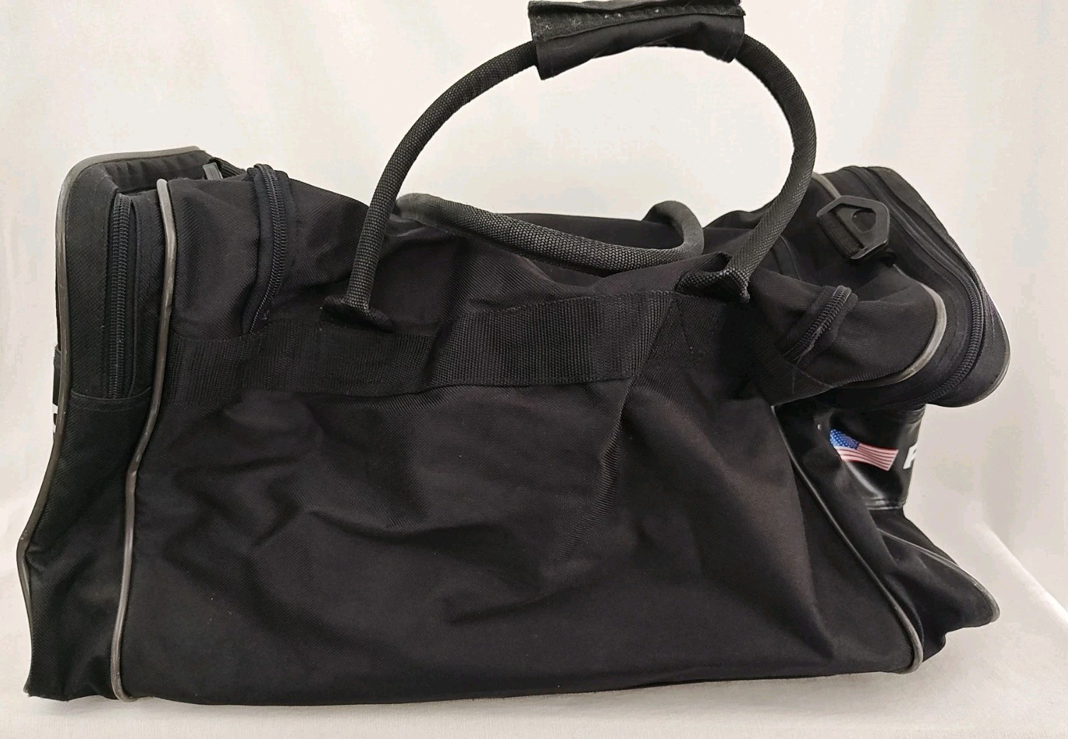 Vintage Polo Sport Ralph Lauren Duffle Bag Royal Blue Double Handles Luggage