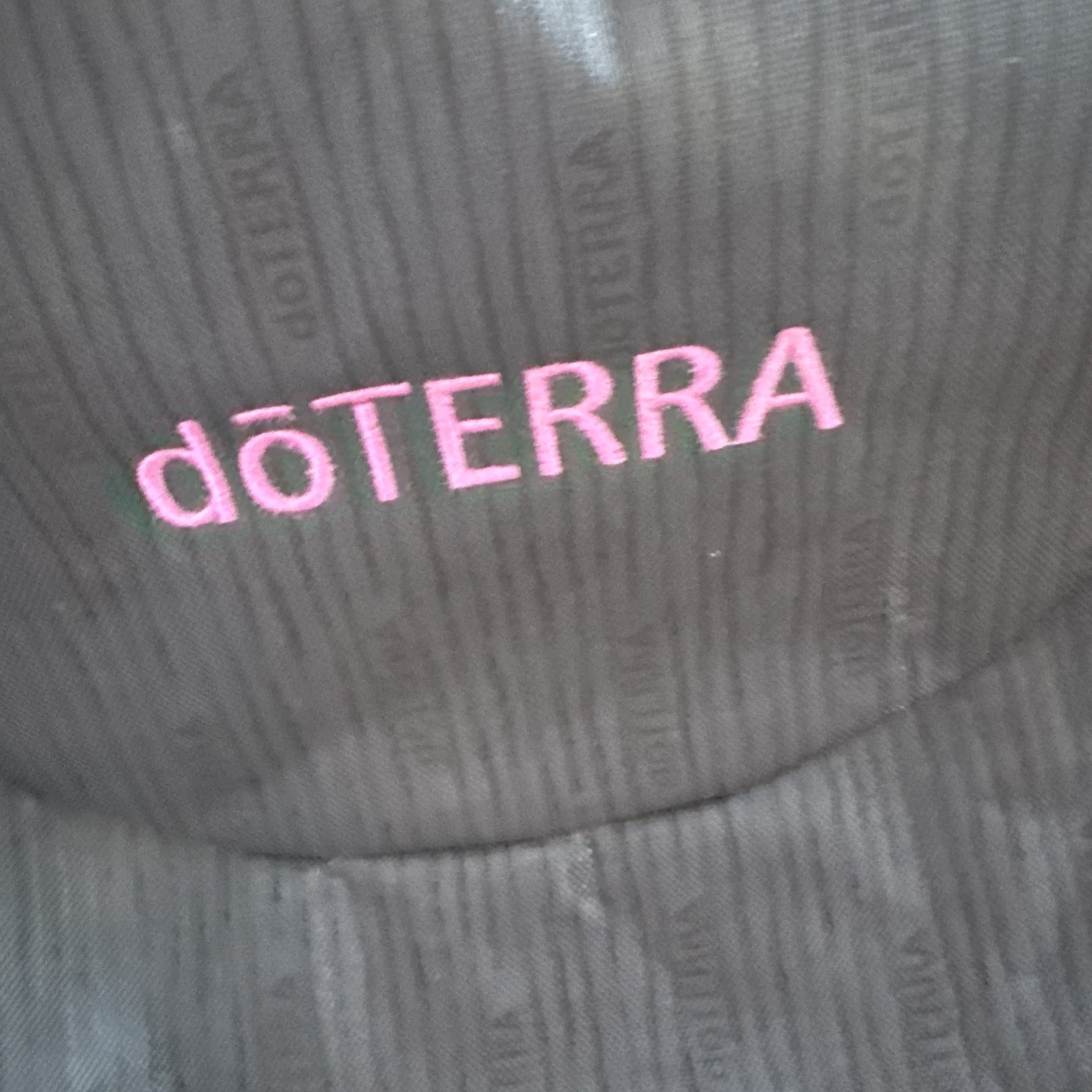 Doterra Backpack Gray Purple White Adjustable Straps Zippered Pockets Rare Large