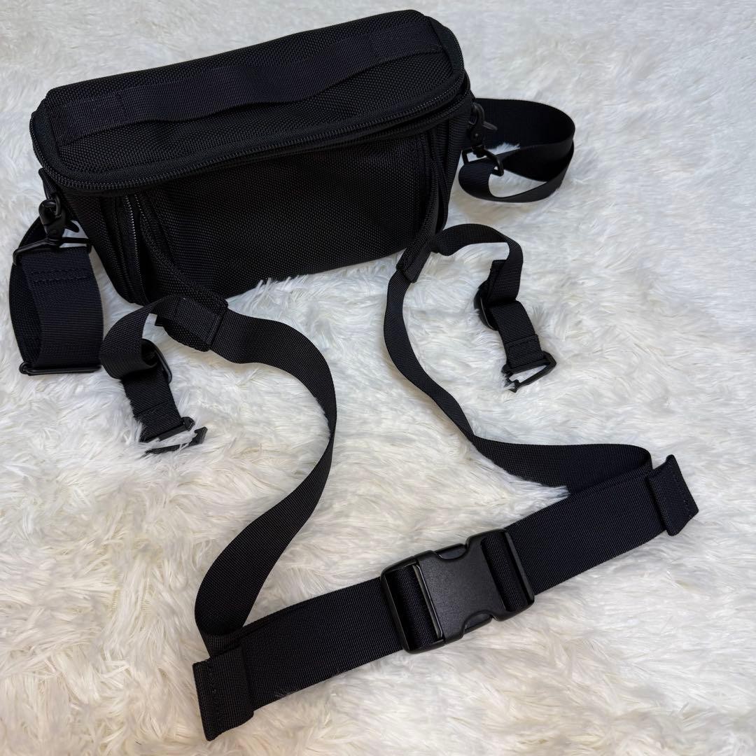 Authentic PORTER×SONY 2WAY Camera Bag Black Nylon 13cm x 23cm x 9cm Good Conditi