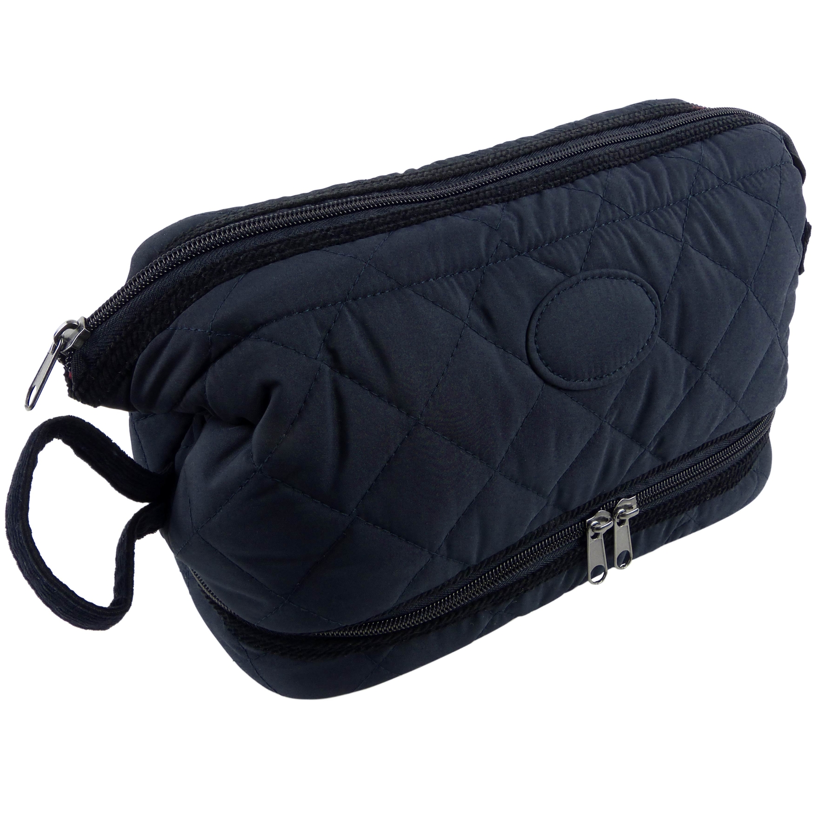 RED X Mens Large Quilted Navy Blue Washbag Heritage Collection