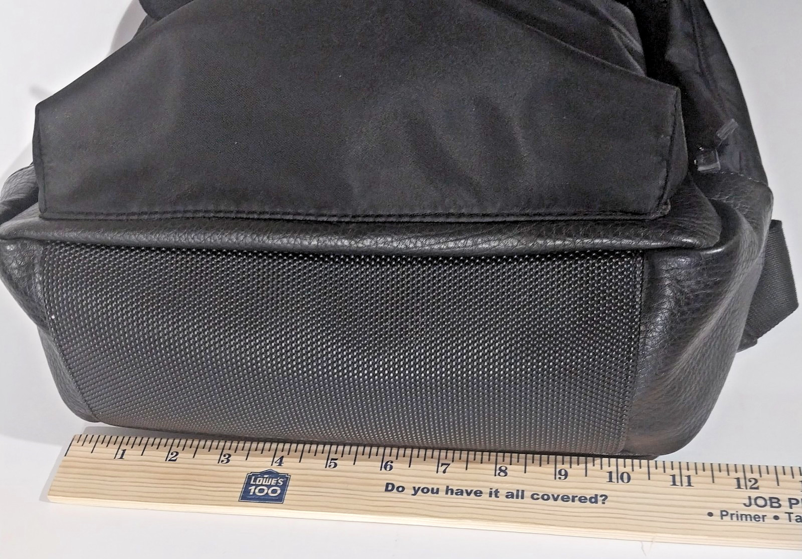 Unisex Calvin Klein Backpack-Rucksack Black Nylon and Pebble Polyurethane