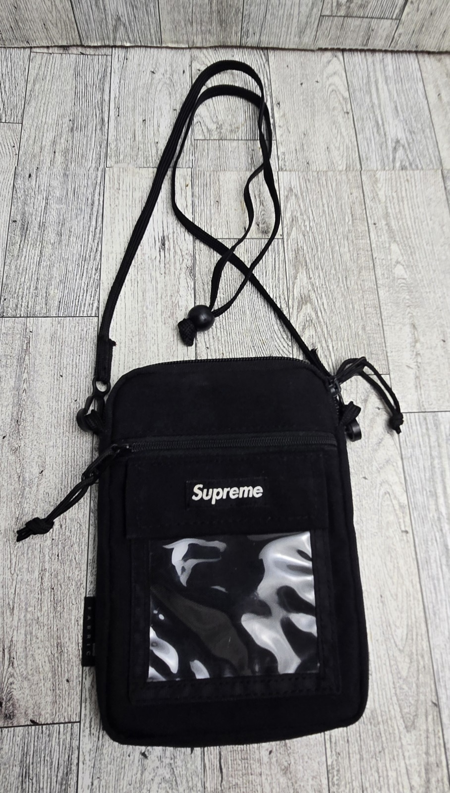Supreme Utility Pouch Black Nylon Cordura SS19 Shoulder Bag Crossbody Preowned