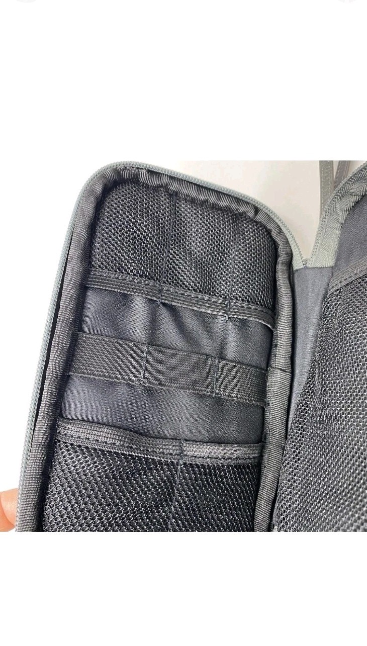 Frye and Co. Vegan Leather Tech Storage Case 2-Zip Sections Unisex