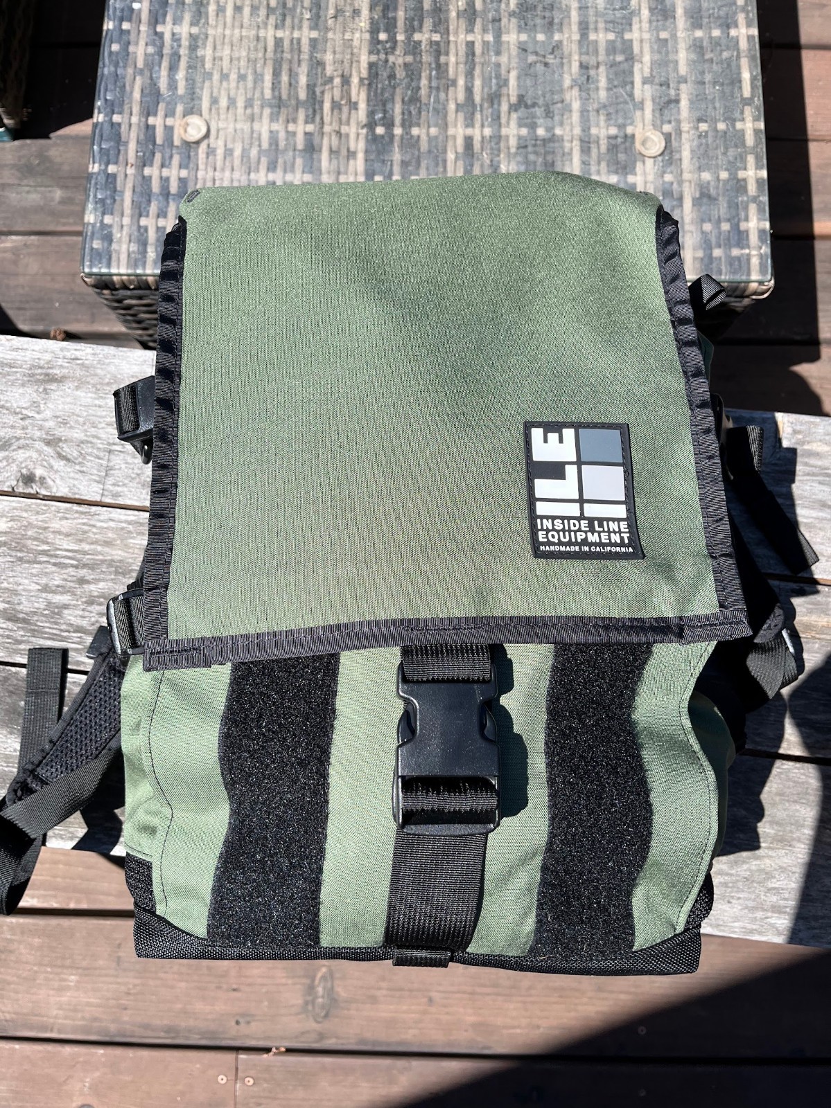 Inside Line Equipment Flaptop Mini Backpack – Forest Green Cordura – NWOT