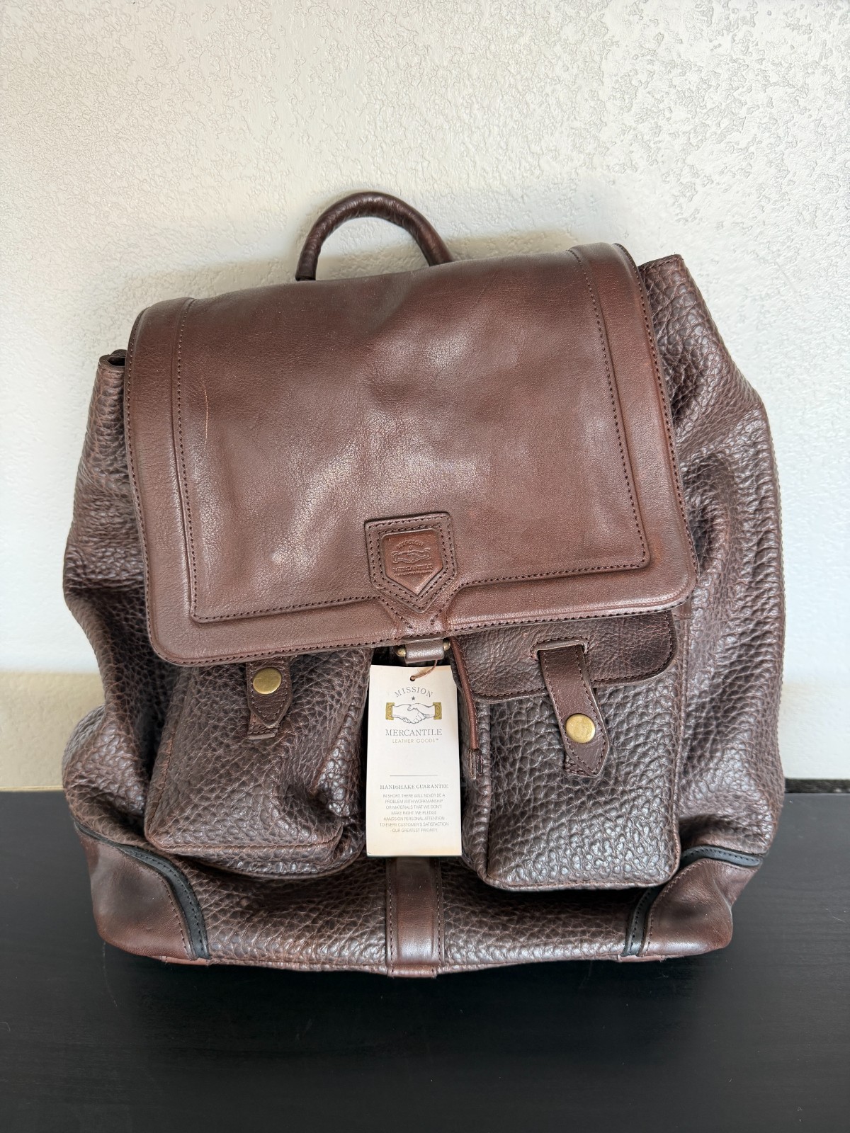 Mission Mercantile Theodore Leather Backpack – NEW