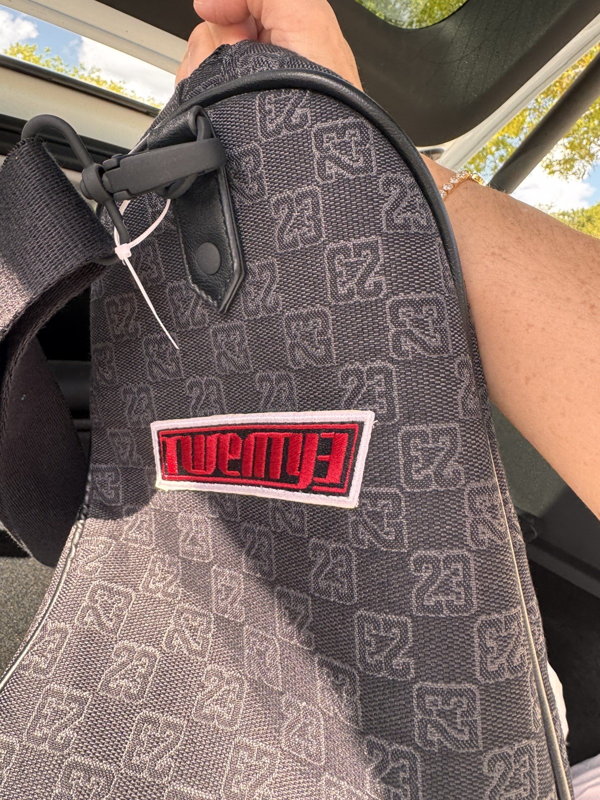 Michael Jordan Monogram Luxury Duffle Bag Luggage Travel Vacation Champion Nike