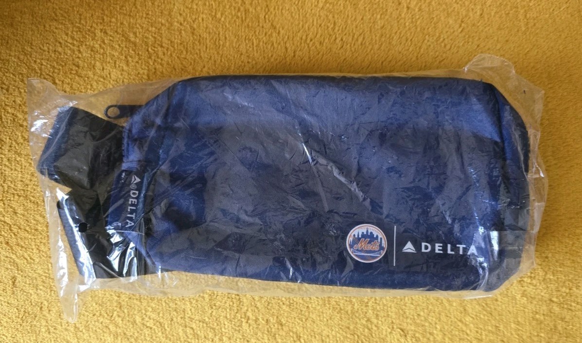 New York METS Delta Fanny Pack Blue Waist Bag (New)
