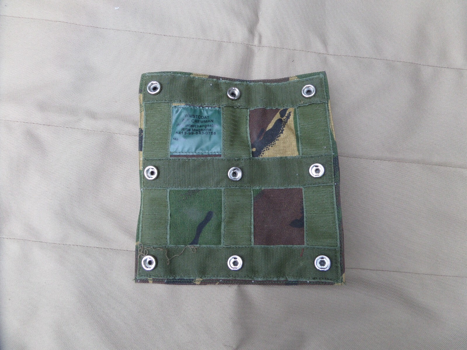 British Army Surplus AFV Crewman Vest DPM IRR Double Ammo Magazine Webbing Pouch