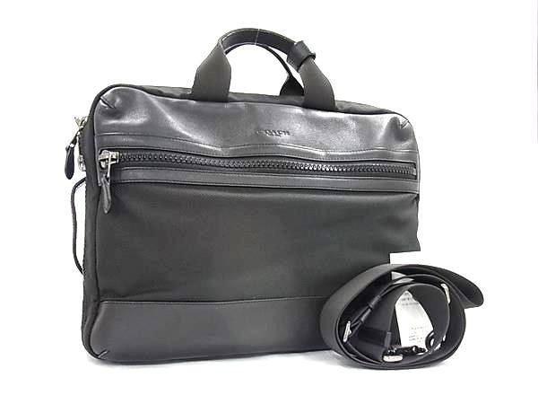 COACH Terrain Convertible Backpack in Mixed Materials F59944 Black Nylon