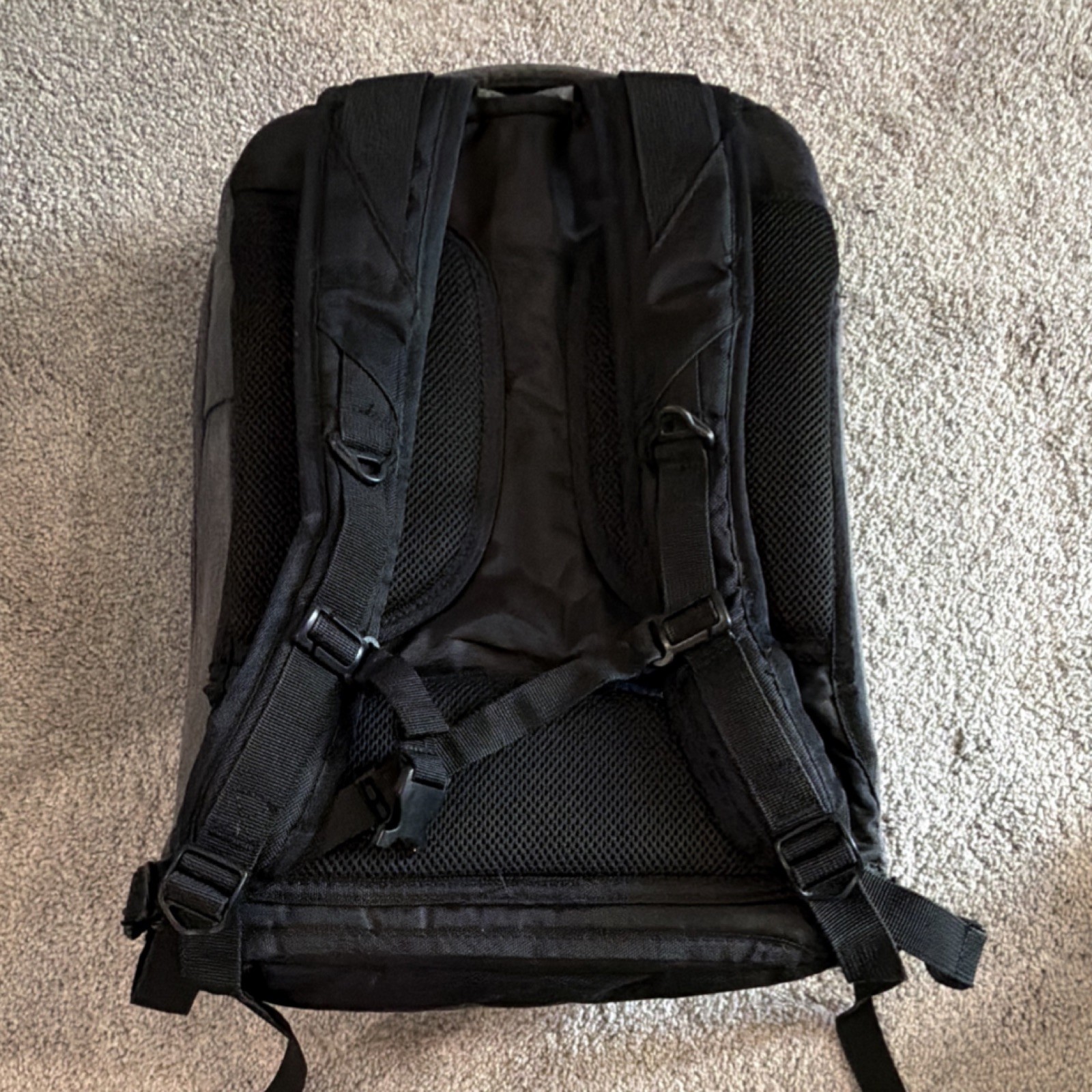 eBags Gray Backpack Organizer with Inner Dividers and Orange Interior
