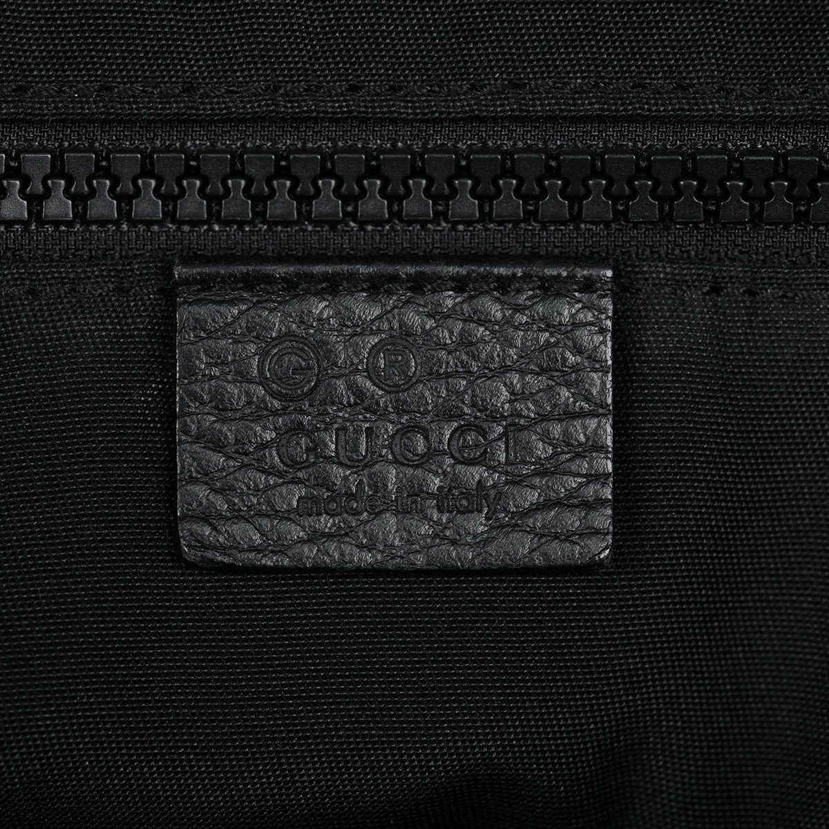 Gucci GG Nylon Tote Bag Handbag Web Canvas Black 449178