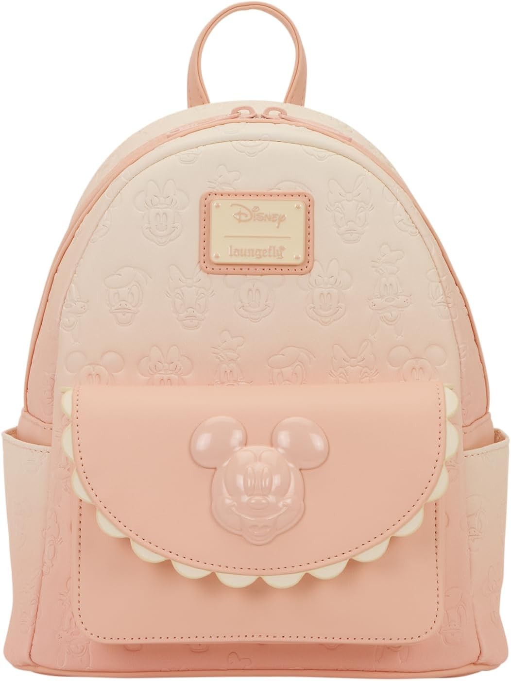 Loungefly Disney Pink Ombré Mini Backpack Mickey & Friends All-Over Print Sealed