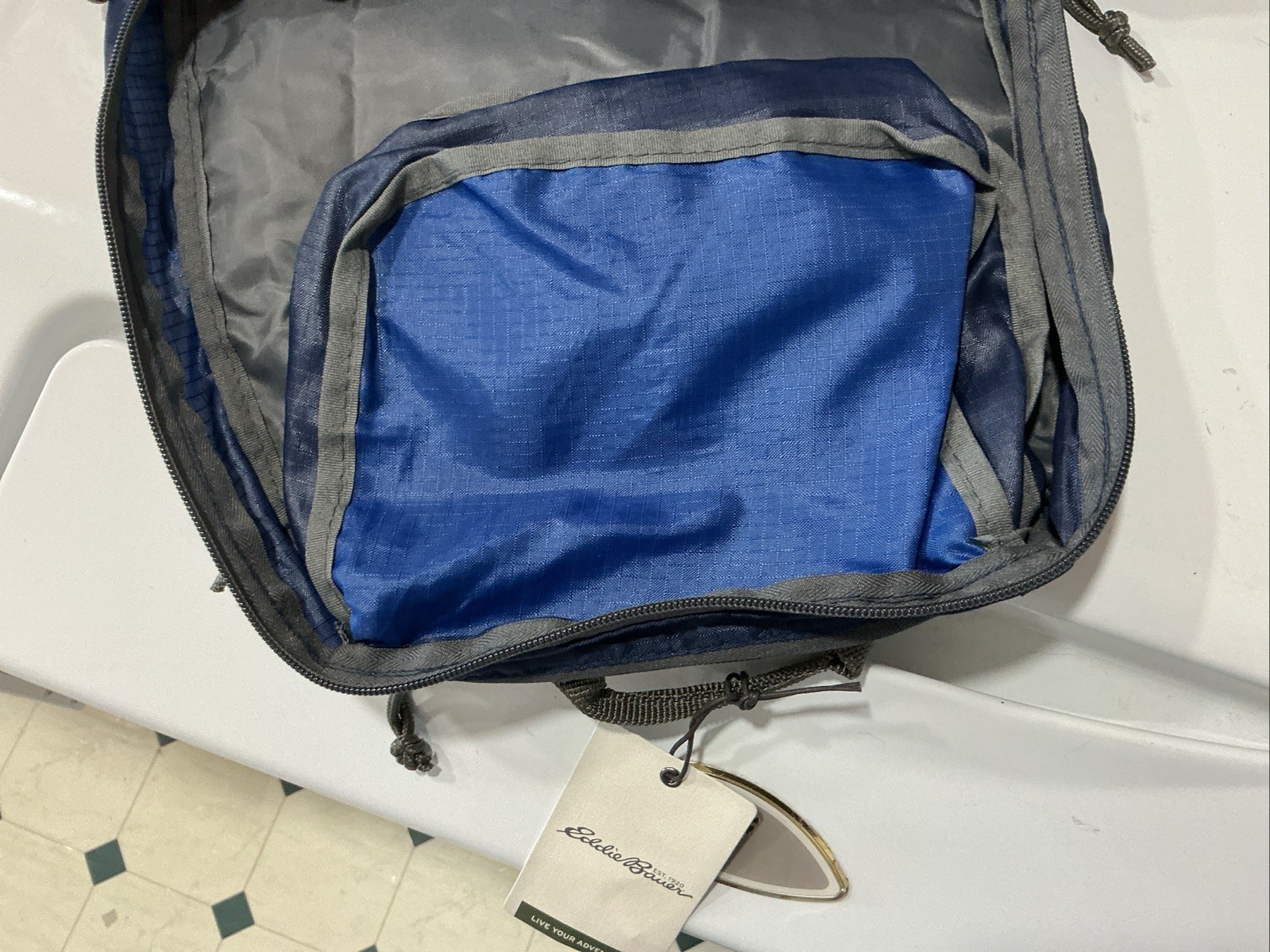 Eddie Bauer Rippac Daypack Backpack Packable Lightweight Hiking Outdoor NWT!