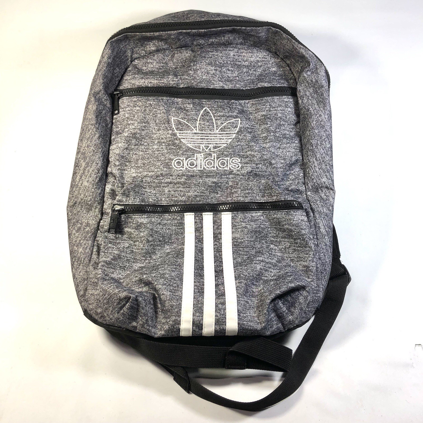 Adidas Originals National 3-Stripes Backpack Camo Gray Reflective EUC