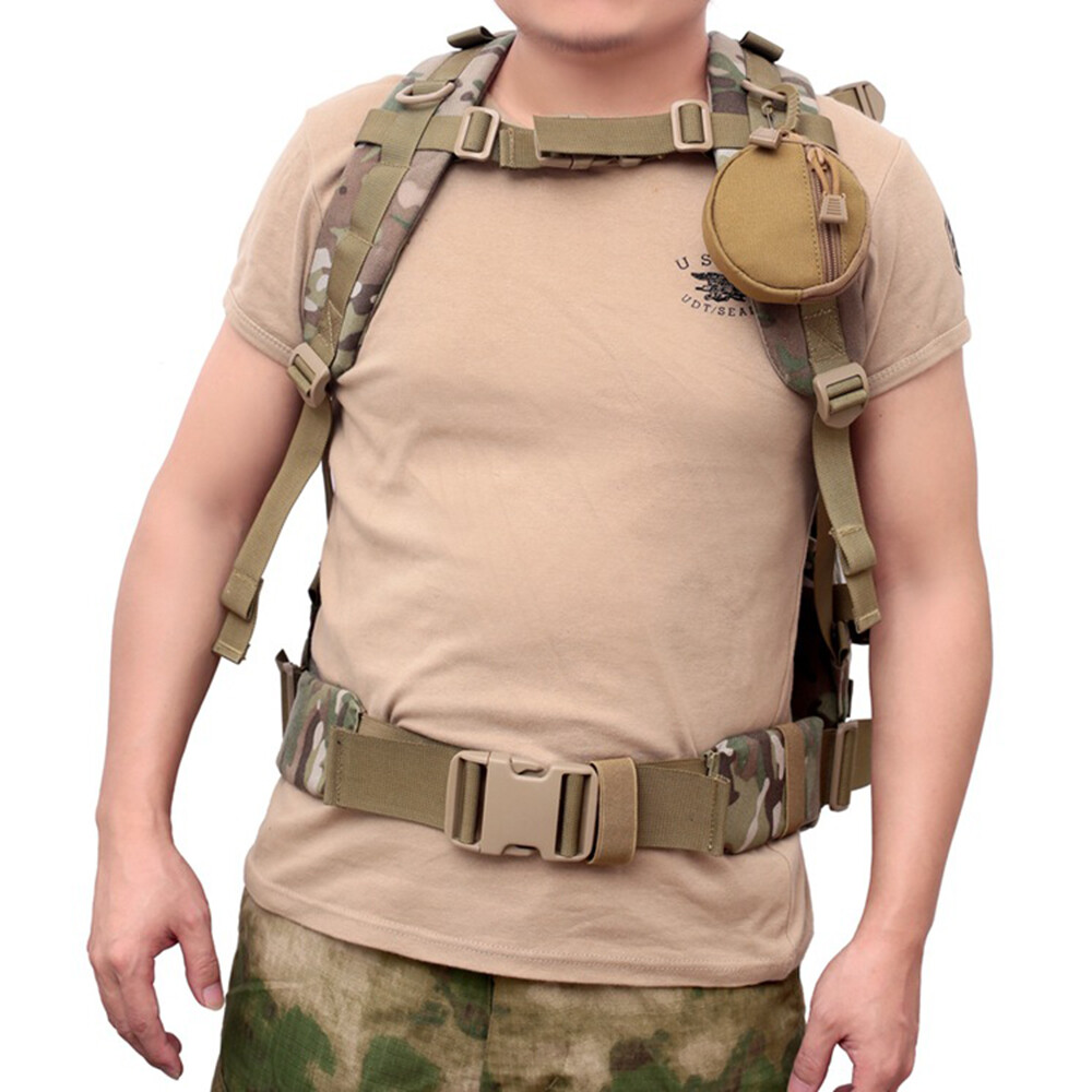 Wallet Mini Tactical Molle Pouch Waist Bag Clip Key Chain Coin Holder Case Bag
