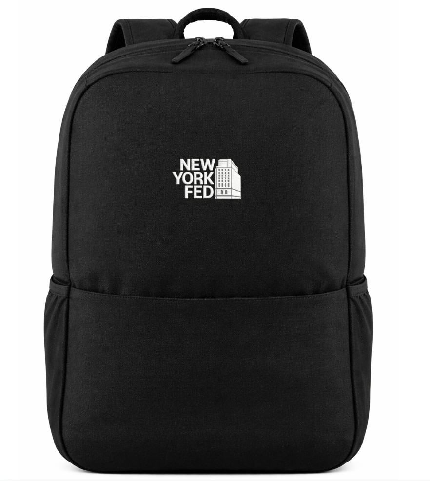 RARE NWT 100% Authentic NY Federal Reserve Central Banker Backpack Gift Black