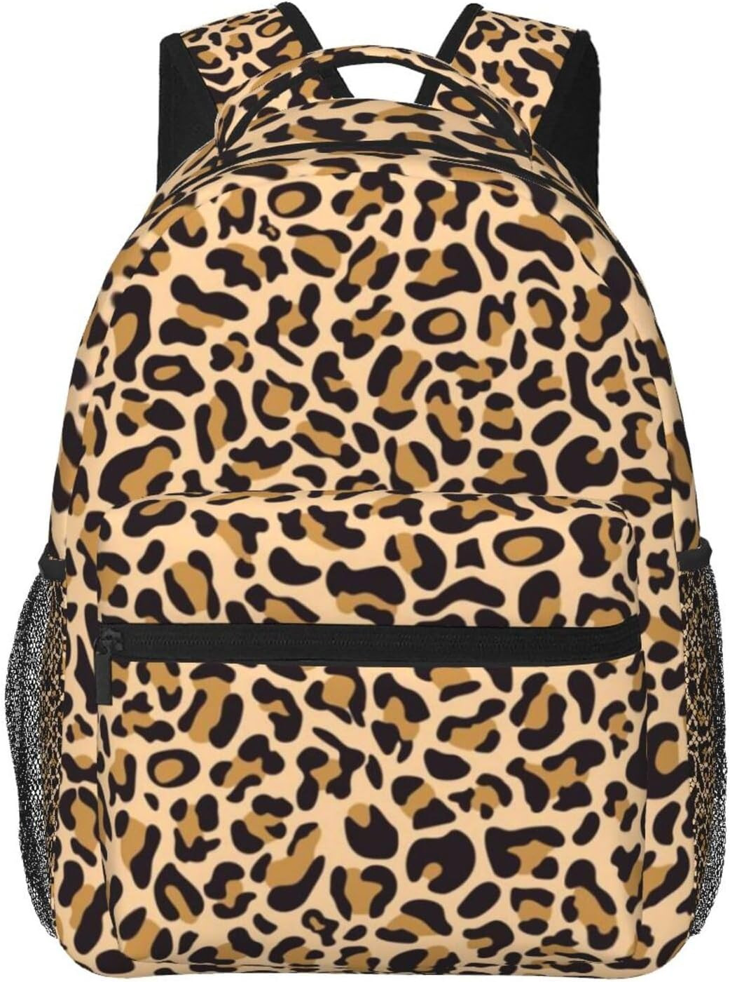 Leopard Print Pattern Laptop Backpack for Men Women, Multifunctional Lightweight