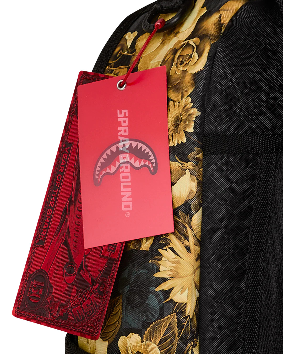 SPRAYGROUND – GOLD FLORAL / BILLIONAIRE BLOOM BACKPACK – B8683