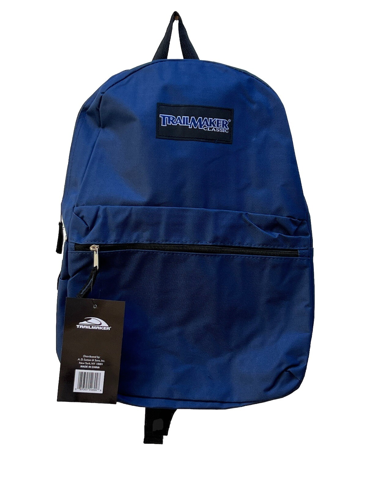 New Trail Maker Unisex Classic Backpack Blue M Adjust Straps