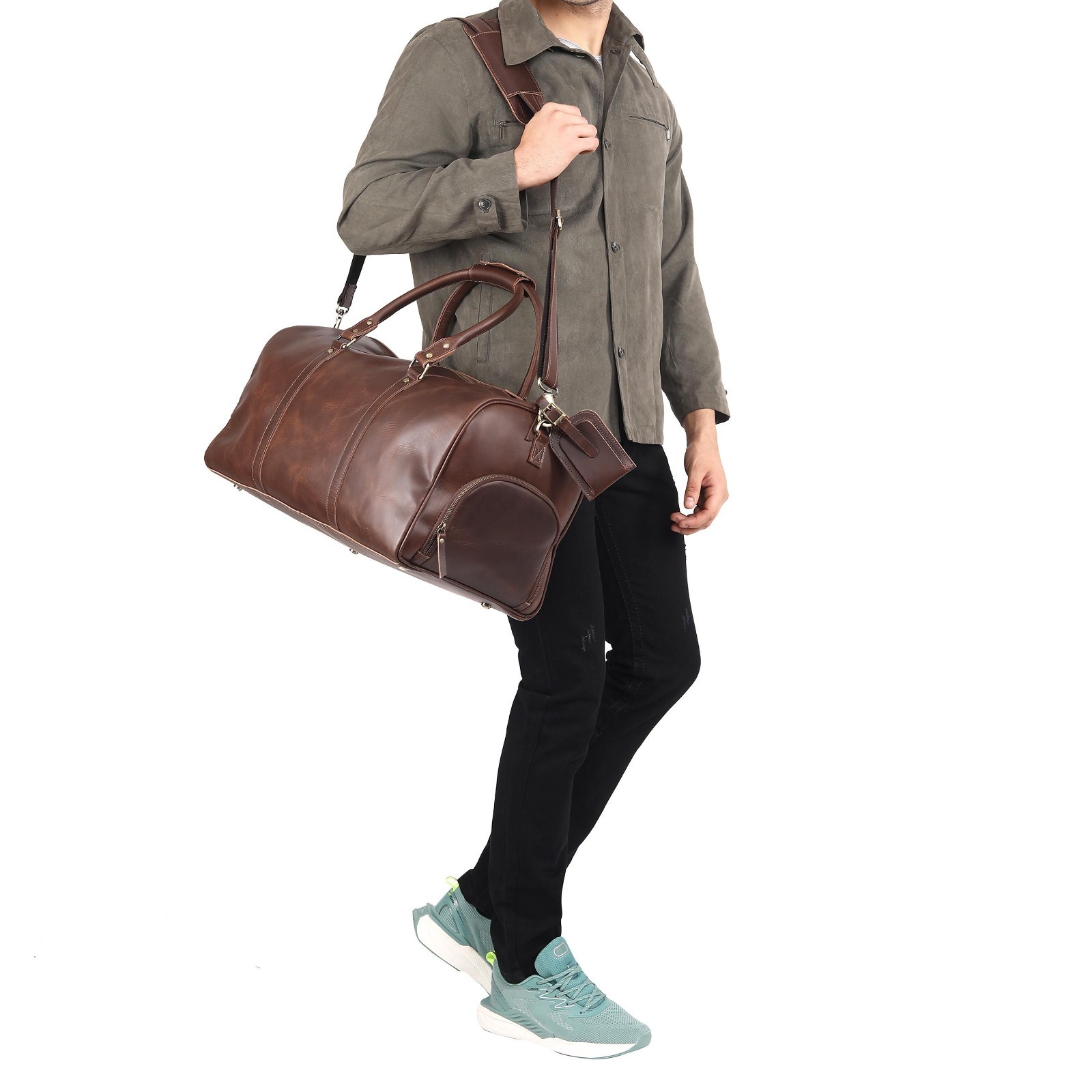 Personalized Duffle Bag Toiletry Bag, Combo Gift with Luggage Tag, Travel Gifts