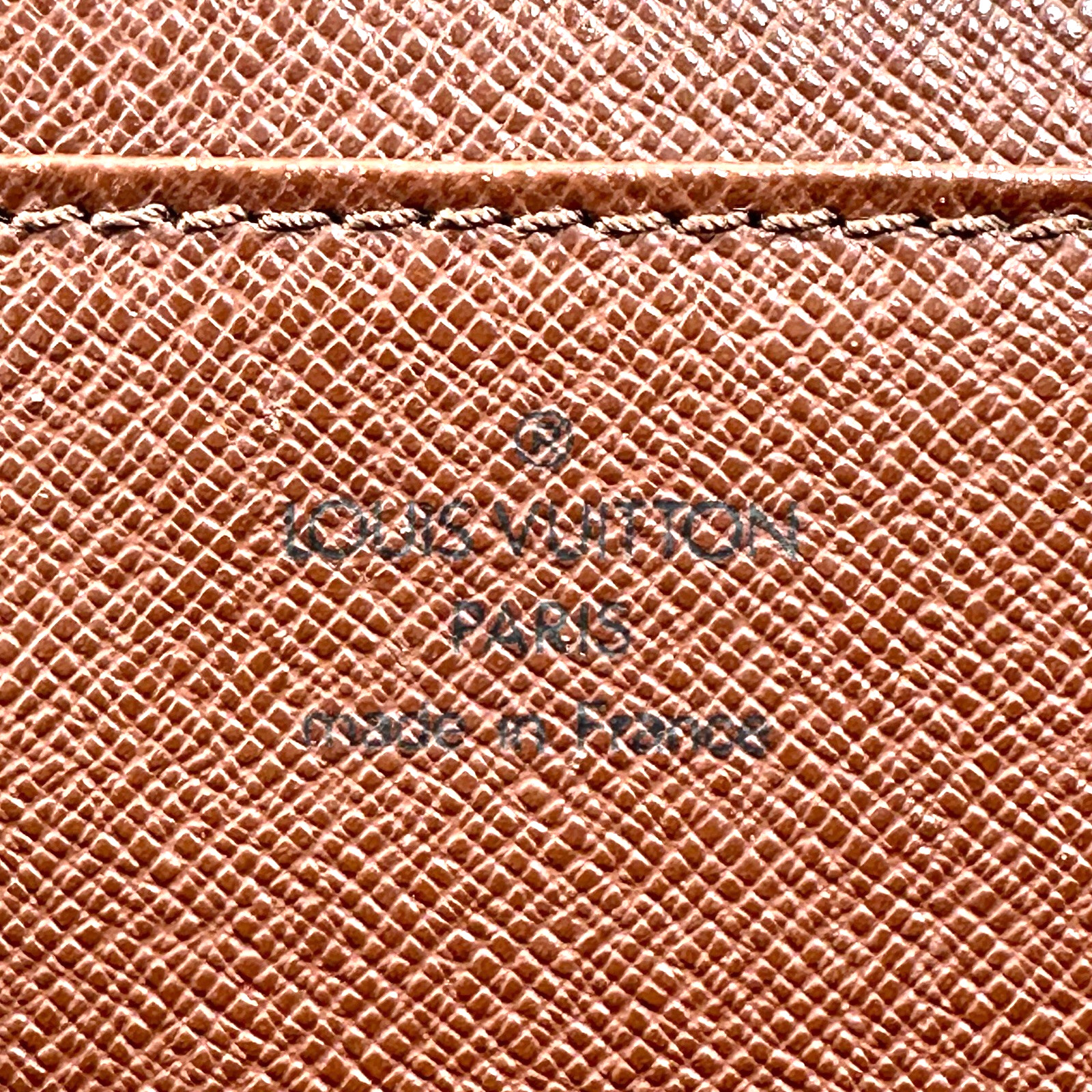 Louis Vuitton Monogram Briefcase Business Bag PVC Brown Authentic